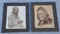 2 "Dallas Brown" Signed Artworks