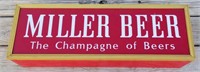 "Miller Beer" Metal Light Up Sign