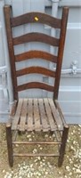Wood ladder back chair