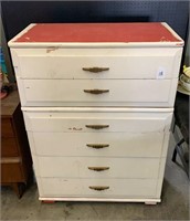 Wooden chest of drawers (6 drawers)