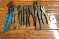 Lot of various pliers