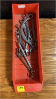 Box of Craftsman wrenches