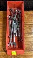 Box of Craftsman wrenches