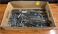 Various sockets, extentions & specialty wrenches