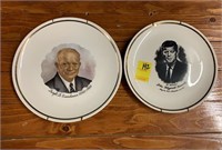 JFK and Eisenhower memoriam plates
