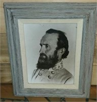 Framed Stonewall Jackson Print