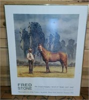 Framed Fred Stone Final Thunder Print