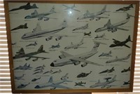 Framed Print of Misc Air Force Planes