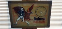 Glass Front Auburn Tigers Clock