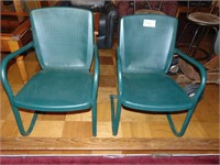 vintage metal lawn chairs