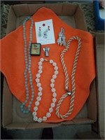 NECKLACES AND EARRINGS AND BROOCHES