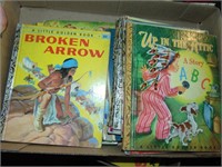 (2) flats of vintage story books