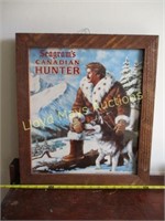 Canadian Hunter Whisky Vintage Framed Art Ad