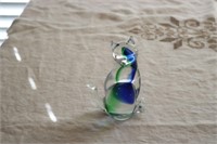 MURANO GLASS CAT-CHIP ON CATS EAR