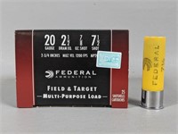 Federal 20 Ga. Field & Target Shotshells (25