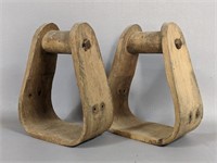 Vintage Wooden Stirrups