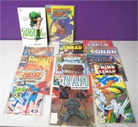Vtg Comic Book Lot Thing Conan, Etc