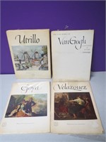 Vtg Abrams Art Books, Van Gogh, Goya, Etc- Prints