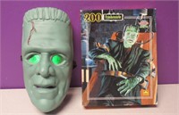 Vintage Frankenstein 3D Eyes Mask & Puzzle