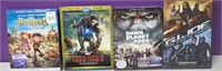 Bluray/Dvd Lot- Iron Man, Planet Of The Apes, Etc
