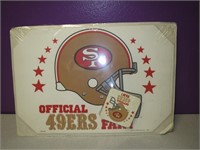 Vtg Sealed San Fran. 49ers Placemat/Coaster Set
