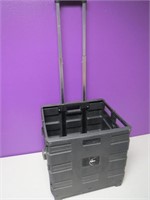 Rolling Plastic Collapsible Crate