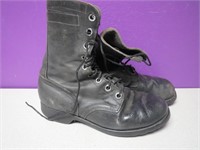 Leather Military Army Boots Size 7