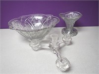 Glass Decorative Bowl, Candy Dish, Candle Holder