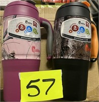 2-18oz Bubba hot/cold travel cups