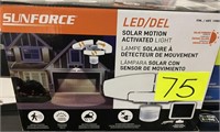 Sunforce LED solar motion activated light