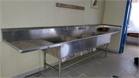 Stainless Triple Sink