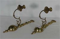 Pair of Brass Hanging Candle Sticks