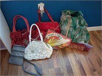 group of purses
