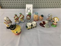 MIXED LOT OF SALT AND PEPPER AND MINATURES