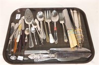 Tray of Silverware (1 Sterling PC.)