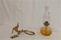 Coal Oil Lamp with Hanging Bracket