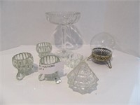 VINTAGE CRYSTAL AND GLASS
