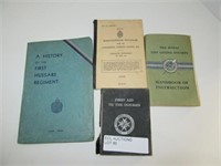 4 MILITARY AND CADET BOOKS