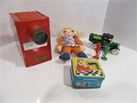 LOT OF VINTAGE TOYS, DIECAST TRUCK