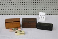 SEWING BOXES AND CONTENTS