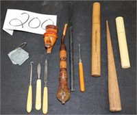 PIPE / WOODEN PIECES
