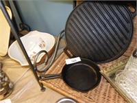 PR OF CAST IRON COOKING ITEMS