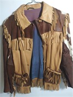 Vintage Handcrafted Leather Jacket/Women’s S