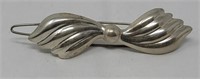 Sterling 925 hair clip 4"×1" , 18grams