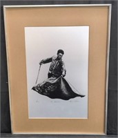 Matador lithograph on aluminum