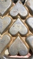 Cast iron heart mold