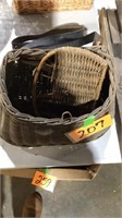Basket with carry strap