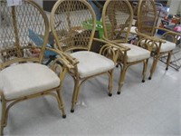 4 Rattan Chairs