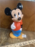 PLASTIC MICKEY MOUSE BANK
