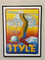 Nice Park City Free Style Print by Patricia Smith